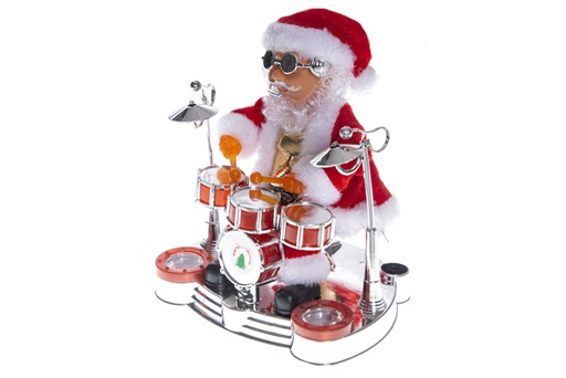 [119410] Santa Claus with drums, music and movement