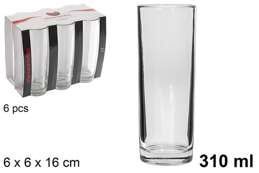 [119413] Vidro em forma de tubo 310 ml