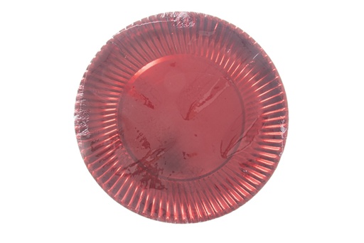 [119461] Pack 10 red disposable plates 30 cm