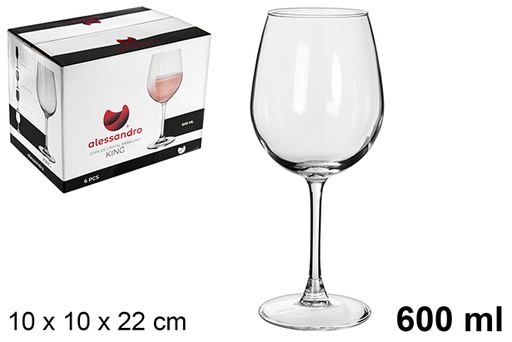 [119526] King wine glass cup 600 ml