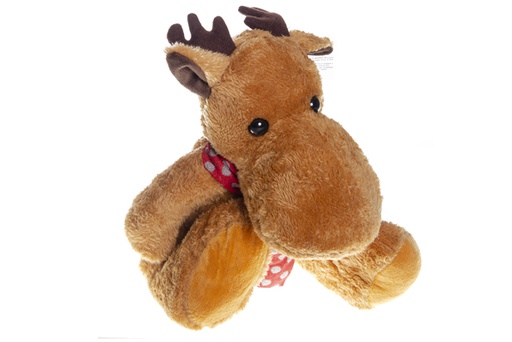 [119527] Reindeer plush with scarf 30 cm