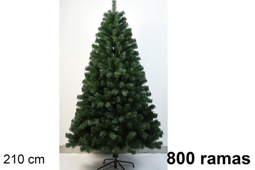 [119753] Árbol Navidad Dakota 800 ramas 210cm   