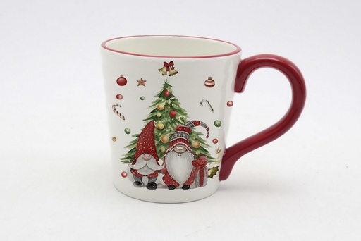 [120148] Mug de Noël en céramique décoré elfe 600 ml