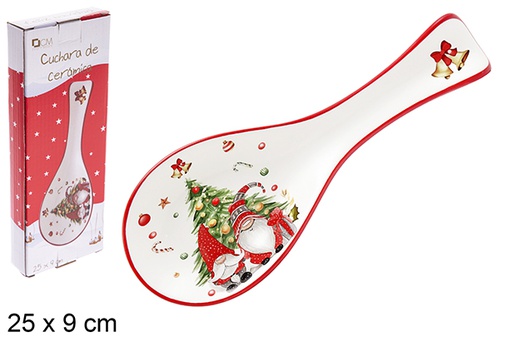 [120161] Christmas ceramic spoon 25x9 cm