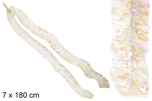 [120380] Boa pelo ancho Iris 7x180 cm