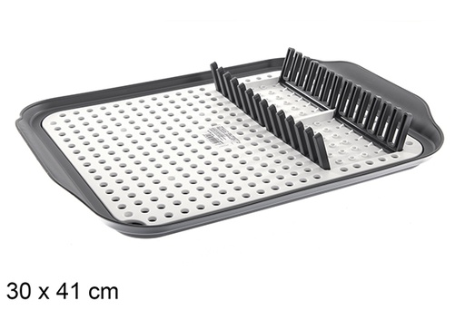 [120887] Plastic dish drainer 30x41 cm