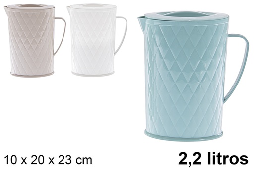 [120965] Carafe à eau en plastique Armoni 2,2 l.