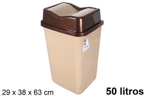 [120982] Butterfly 50L swing lid plastic trash can