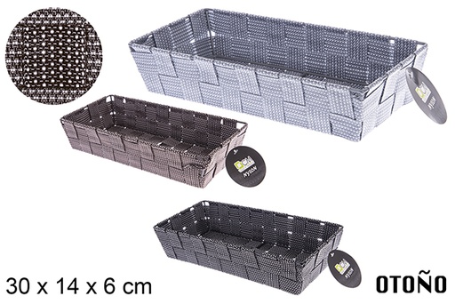 [121034] Otoño colored nylon basket 30x14x6 cm