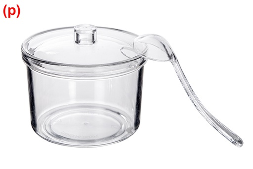 [121068] Sugar bowl with spoon