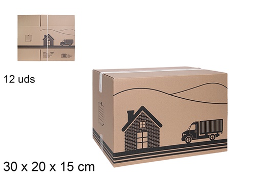 [121154] Caja de carton multiusos (economica) s16 30x20x15