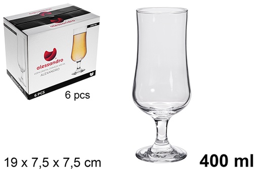 [121212] Alexandro beer glass cup 400 ml