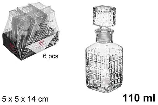 [121256] Garrafa de vidro para licor Tajo 250 ml