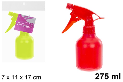 [121261] Flacon plastique avec pulvérisateur couleurs opaques 275ml