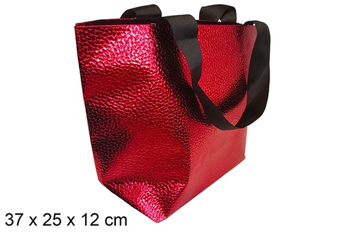 [121571] Busta regalo natalizia rossa 37x25 cm 