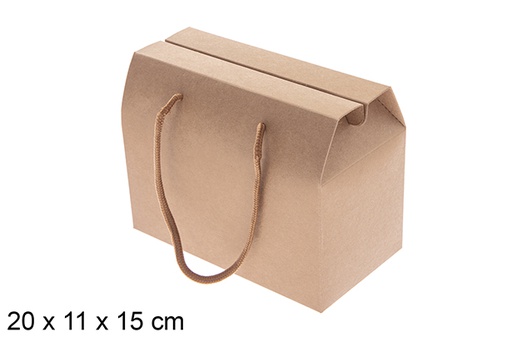 [121586] Christmas cardboard box with window 20x11 cm