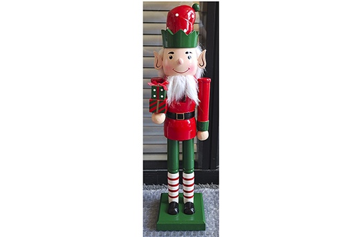 [121612] Wooden Christmas Nutcracker 35 cm