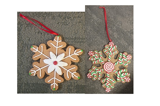 [121675] Pendente floco de neve sortido 8 cm