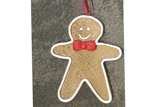 [121688] Gingerbread cookie pendant 8 cm