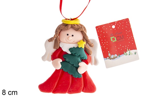 [121706] Colgante ángel Navidad 8 cm