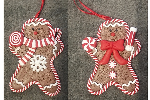 [121710] Christmas cookie pendant assortment 8 cm