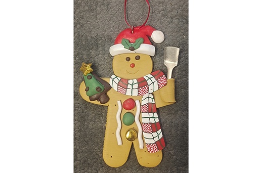 [121727] Christmas cookie doll pendant 8 cm