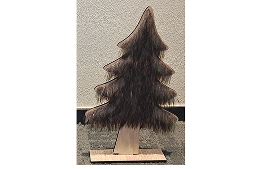 [121743] Figura madera árbol Navidad 30 cm