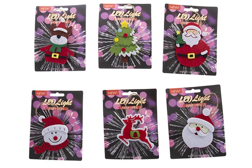 [121767] Christmas figure assorted with LED light