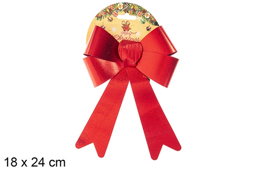 [121831] Laço de Natal vermelho 18x24 cm