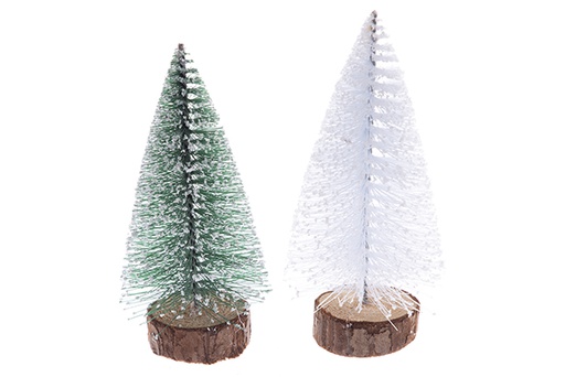 [121955] Sapins enneigés 15x5 cm