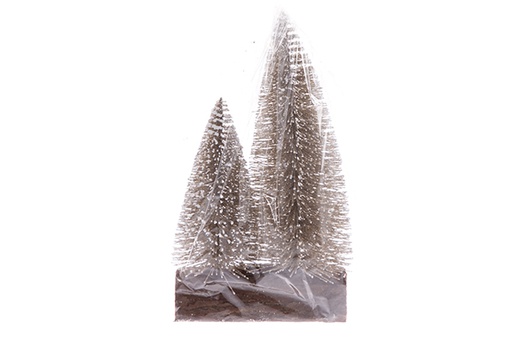 [121956] Sapins enneigés 22x13 cm