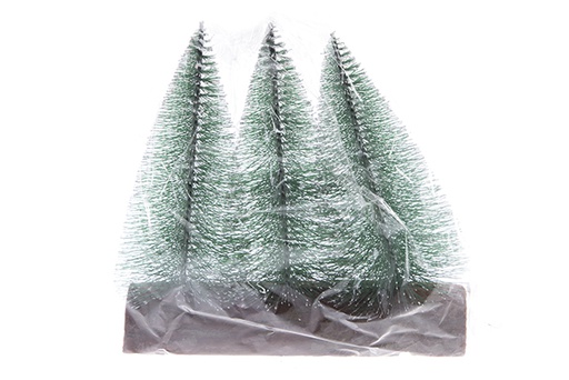 [121959] Sapins enneigés 15,5x10 cm