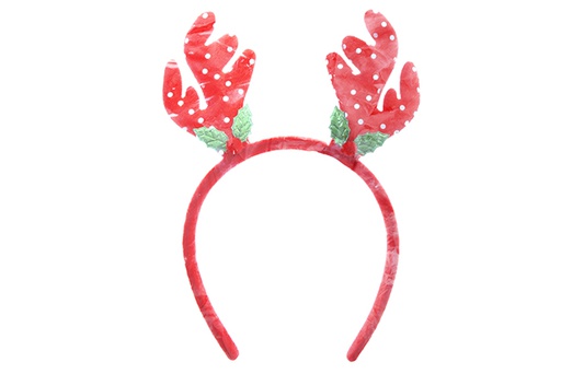 [122089] Tiara de Natal de rena vermelha