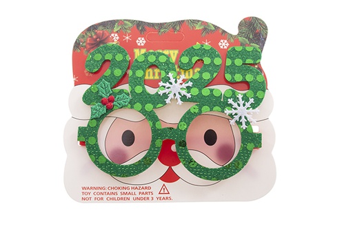 [122104] Gafas Navidad color verde