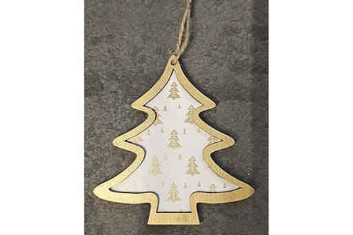 [122133] Pendentif de Noël ho-ho rouge 58 cm 