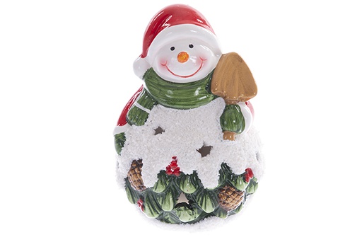 [122152] Resina Papai Noel/boneco de neve 12 cm