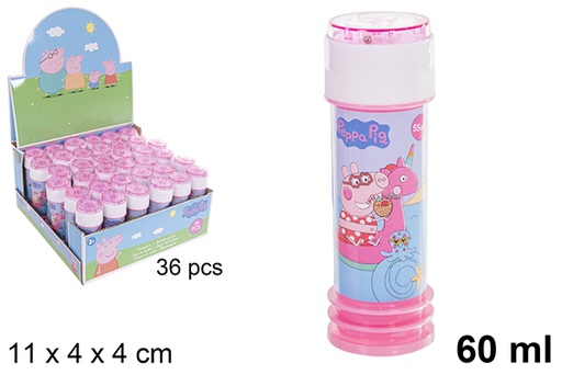 [122367] Flacon bulles de savon Peppa Pig 60 ml