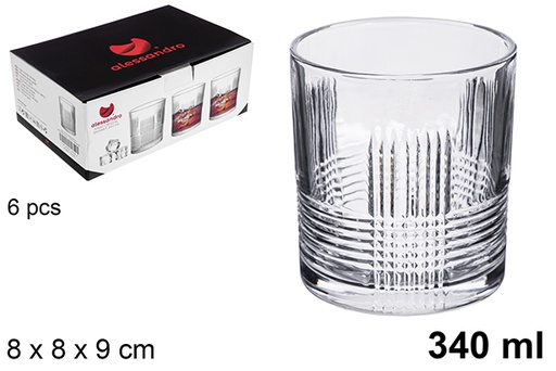 [122482] Vaso cristal whisky 340 ml