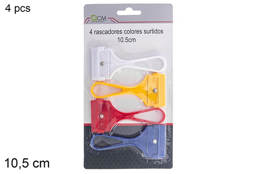 [122495] 4 postes para arranhar em cores sortidas de 10,5cm