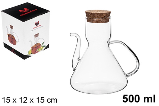 [122506] Frasco de óleo de borosilicato 500 ml