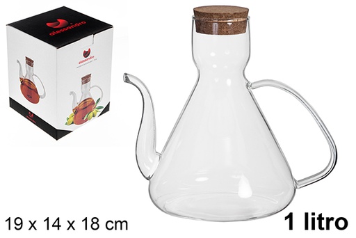 [122507] Borosilicate oil bottle 1 l.