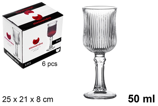[122521] Copa cristal licor 50 ml