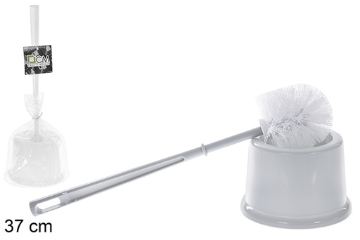 [122531] Porta escova de vaso sanitário redondo colorido 37 cm