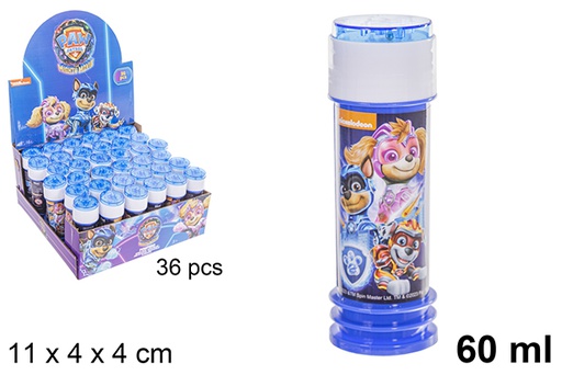 [122570] Tubo pompas jabón Paw Patrol &quot;La Super pelicula&quot; 60 ml