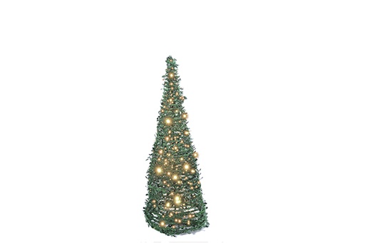 [122662] Árbol de Navidad plegable con luces LED USB 150 cm