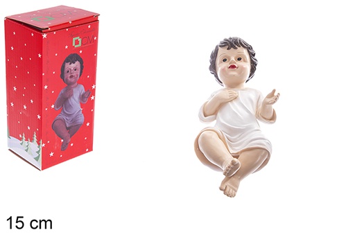 [122665] Menino Jesus em resina 15 cm 