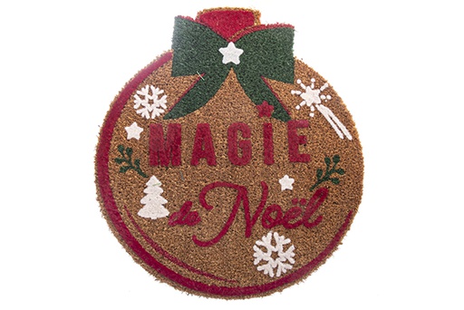 [122697] Christmas ball doormat 45x50 cm