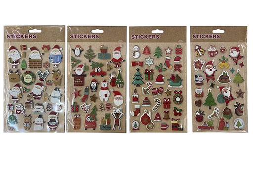 [122709] Pack Christmas figurine stickers-1