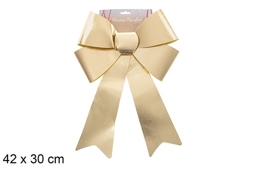 [123050] Luxury gold Christmas bow 42x30cm