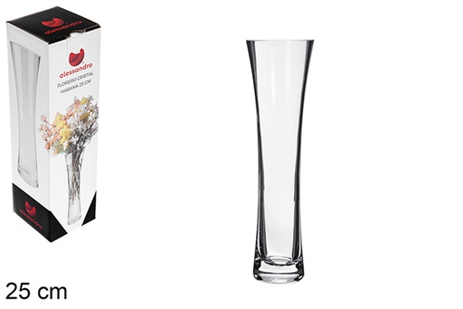 [123244] Vaso de vidro havana 25 cm